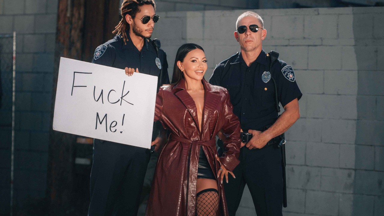 Double Booked! You Gonna Fuck Me, Officers? Brazzers video 