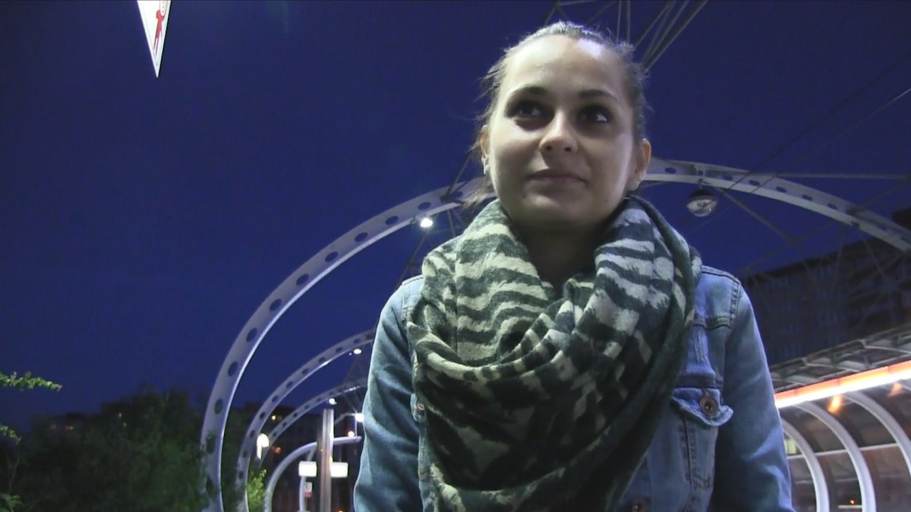 Babe With No Ticket Will Have To Take Stranger's Cum On Her Ass