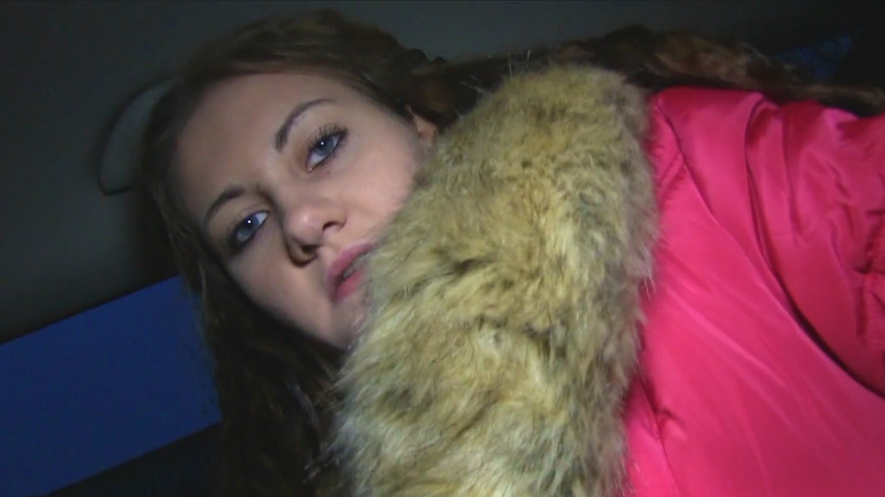 Kinky Brunette Demands Stranger Fucks Her Hard