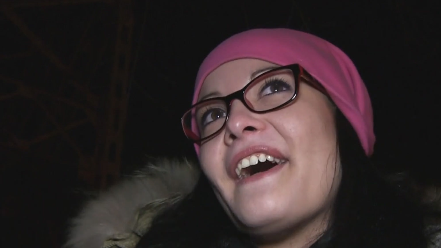 Babe with Glasses Fucked Outside
