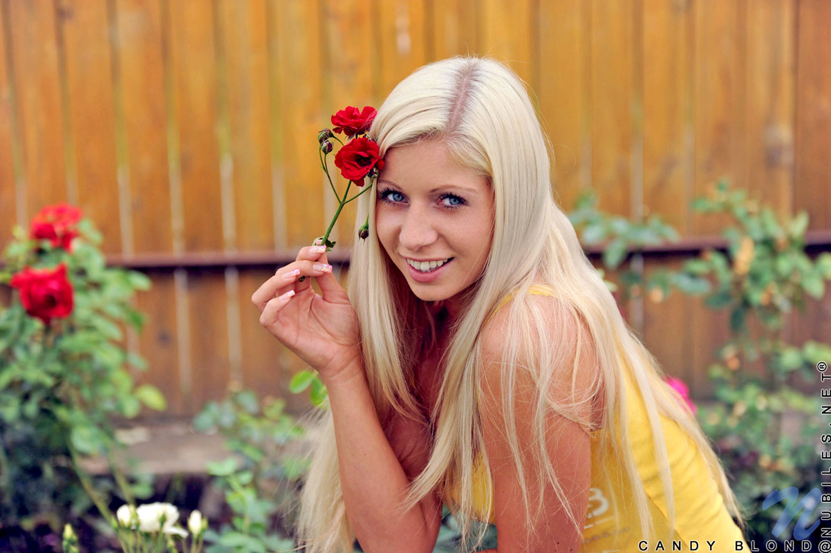 Candy Blond - Garden Touches - nubiles XXX - photo #2