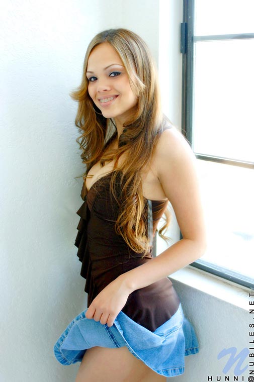 Hunni - Blue Skirt - nubiles XXX - photo #1