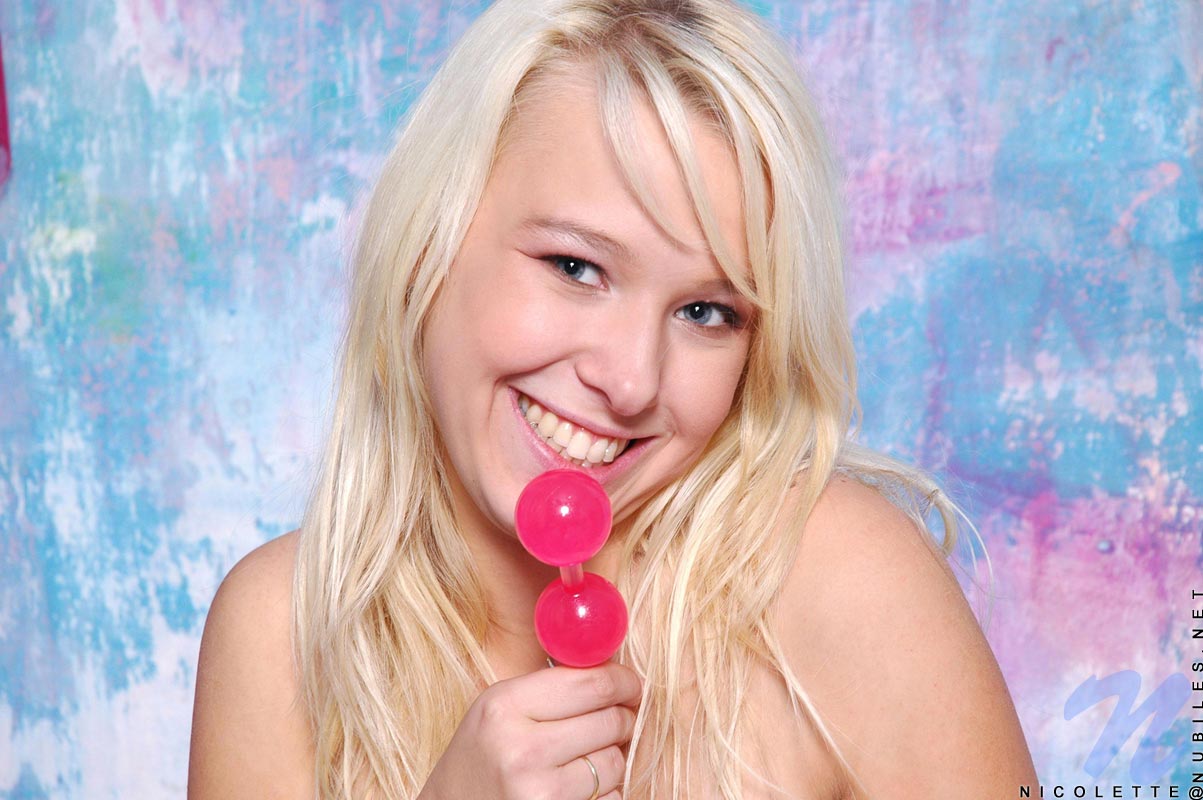 Nicolette - Blonde Toying - nubiles XXX - photo #15