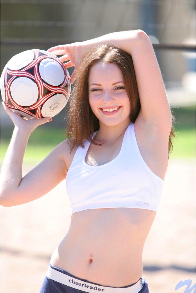 Nubiles Cheershorts with Tabitha