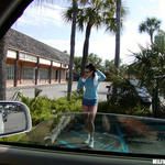milfhunter.com Workout Pussy Juice photo #2