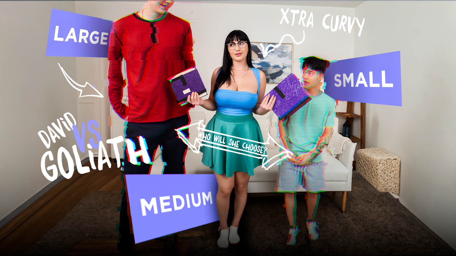 Polar Opposites: Tall Bully & Short Nerd vs the Extra Curvy Tutor - freeusefantasy