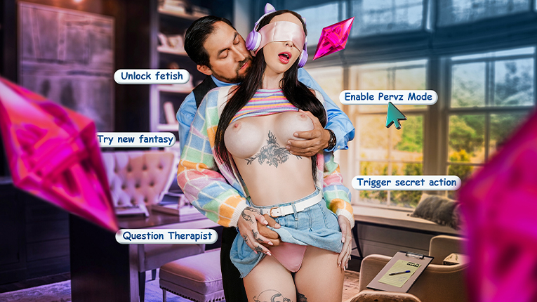Fucking IRL?! Shy E-Girl Squirts All Over Her Pervy Therapist's Cock - pervtherapy