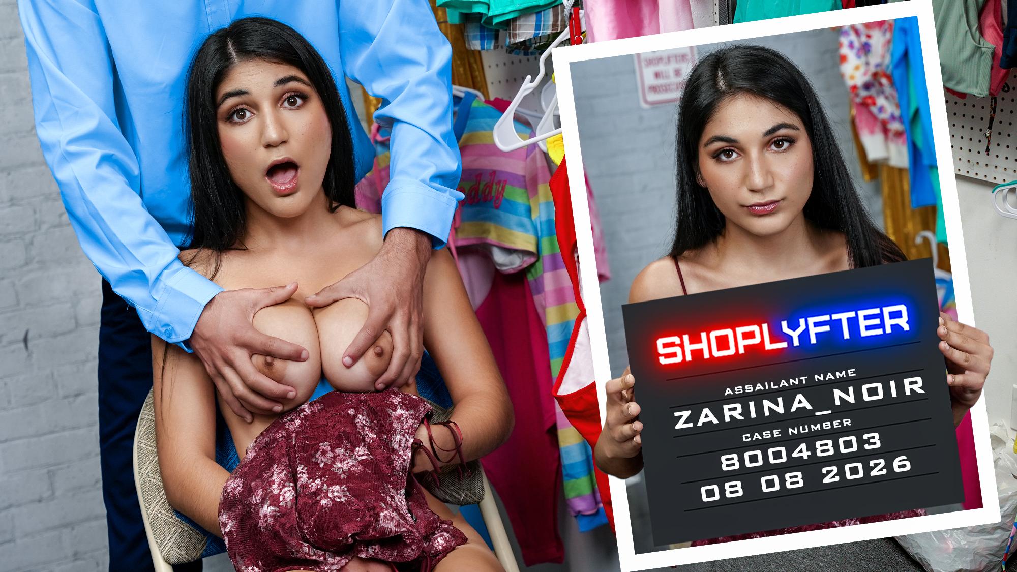 Case No. 8004803: Teaching Sweet Zarina a Lesson - shoplyfter