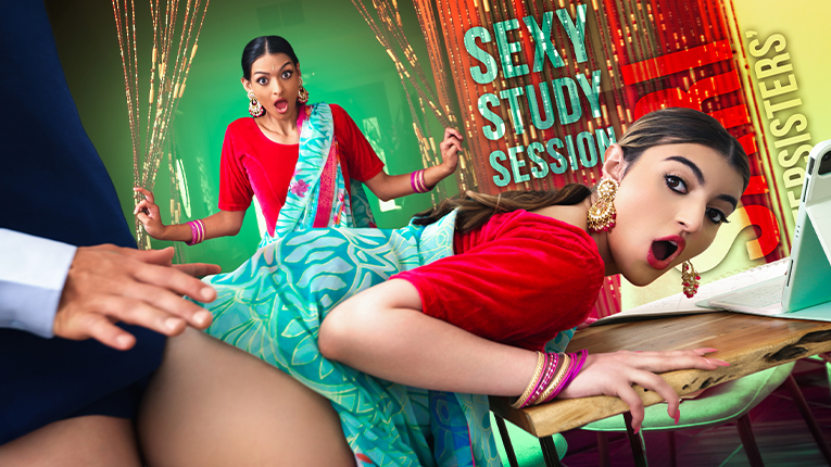 Meet the Sari-Sisters: Indian Twins Share Their First Cock - stepsiblings