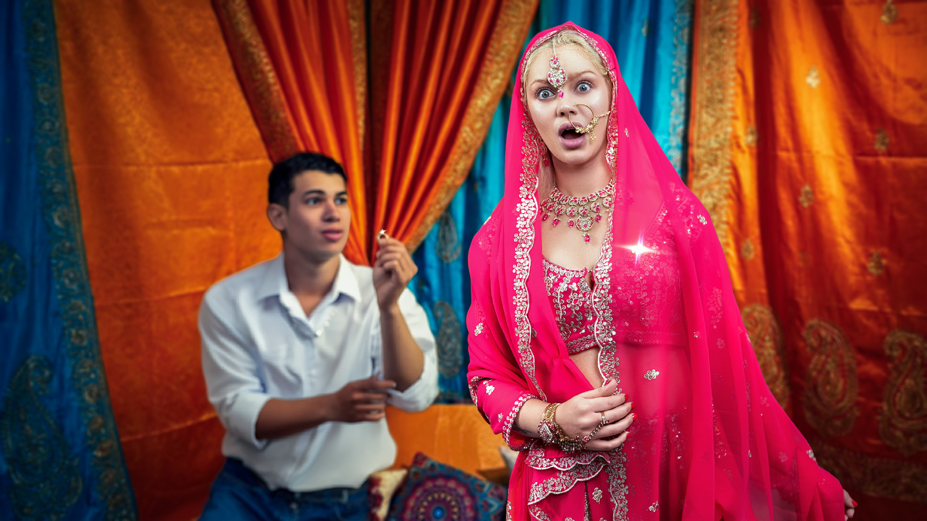 Latina Hindu Learns the Incasutra Method (Vivian Lola Debut) - teamskeetsingles